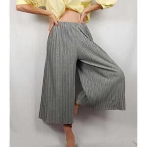 Zara kids girls gray wide leg pants size 5t